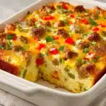 Cheesy Sausage Hashbrown Breakfast Bake Recipe