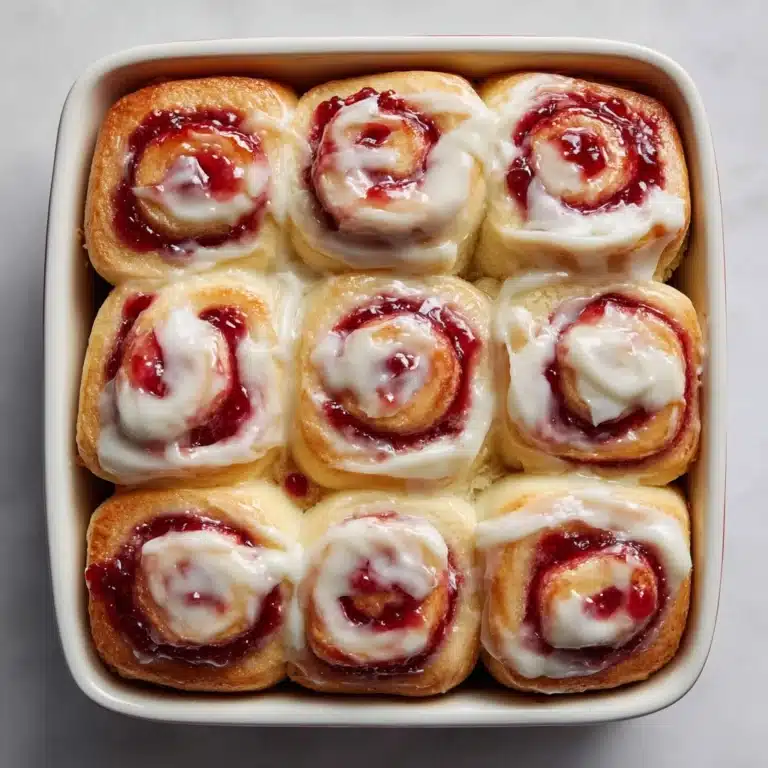 Strawberry Cheesecake Cinnamon Rolls Recipe