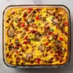 Cheesy Veggie Egg Bake Recipe