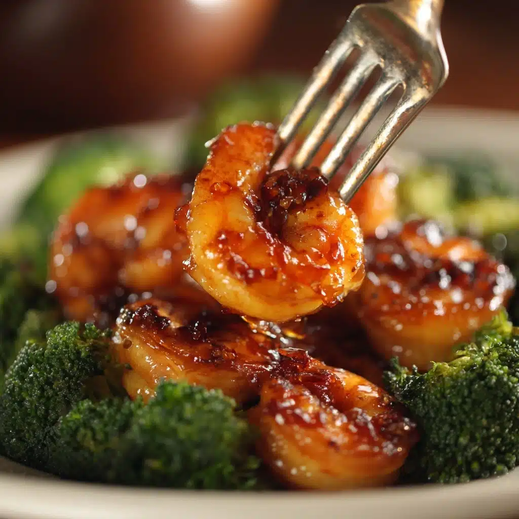 Honey Garlic Butter Shrimp & Broccoli Recipe