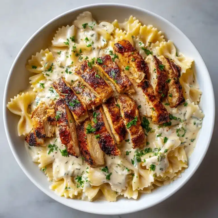 Creamy Garlic Parmesan Chicken Pasta Recipe