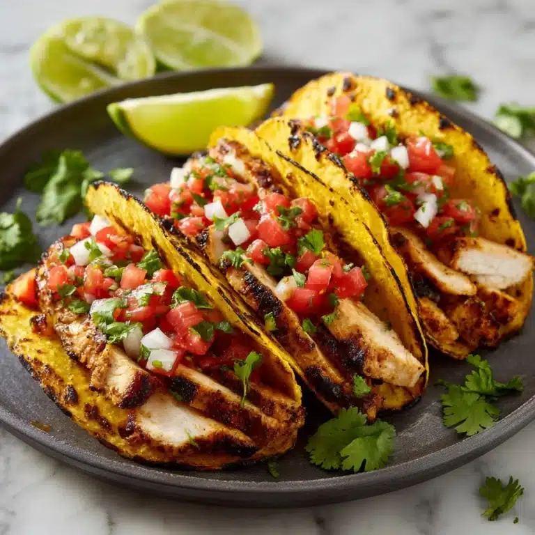The BEST Grilled Chicken Tacos Recipe