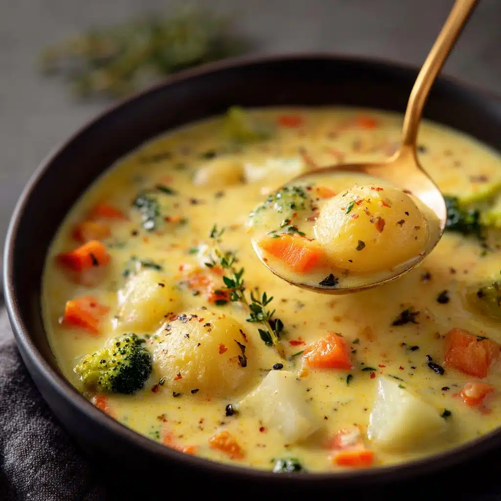 Broccoli Potato Cheese Soup Recipe