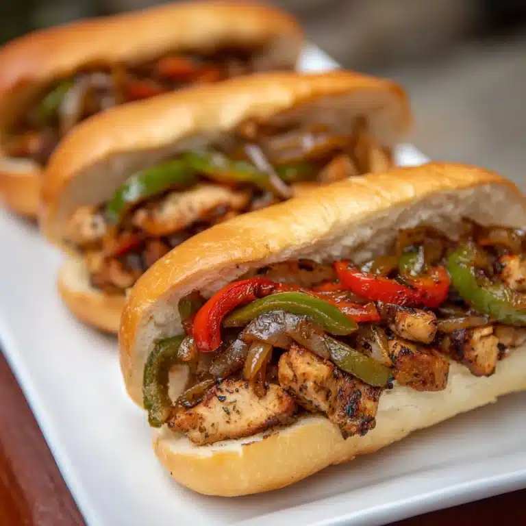 Chicken Philly Sandwiches Recipe
