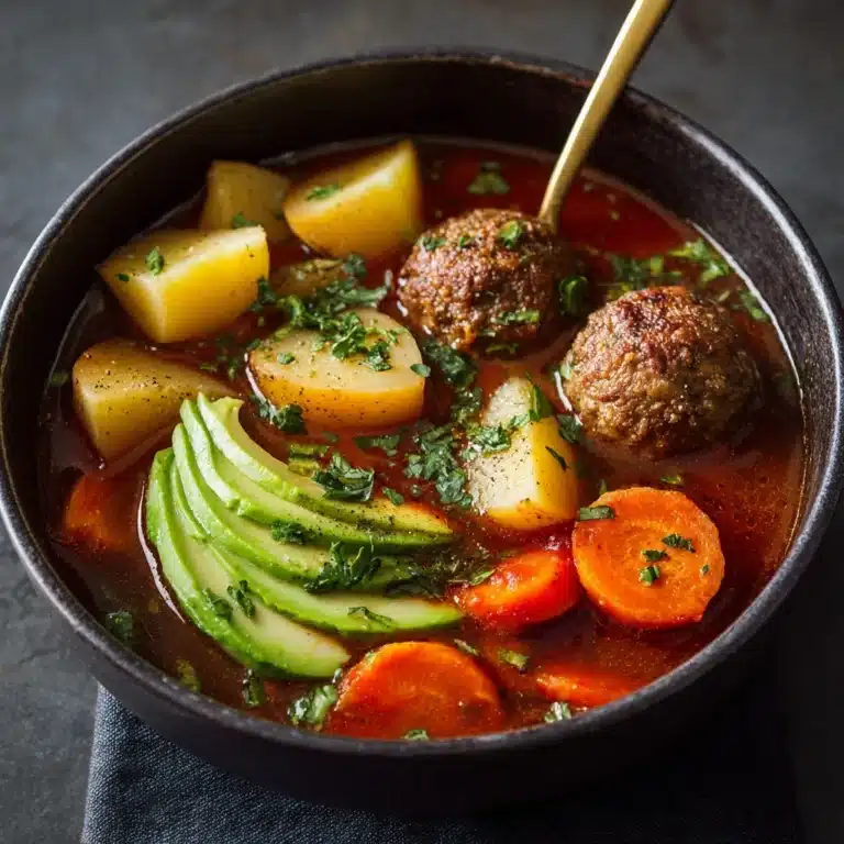 Mexican Meatball Soup Recipe