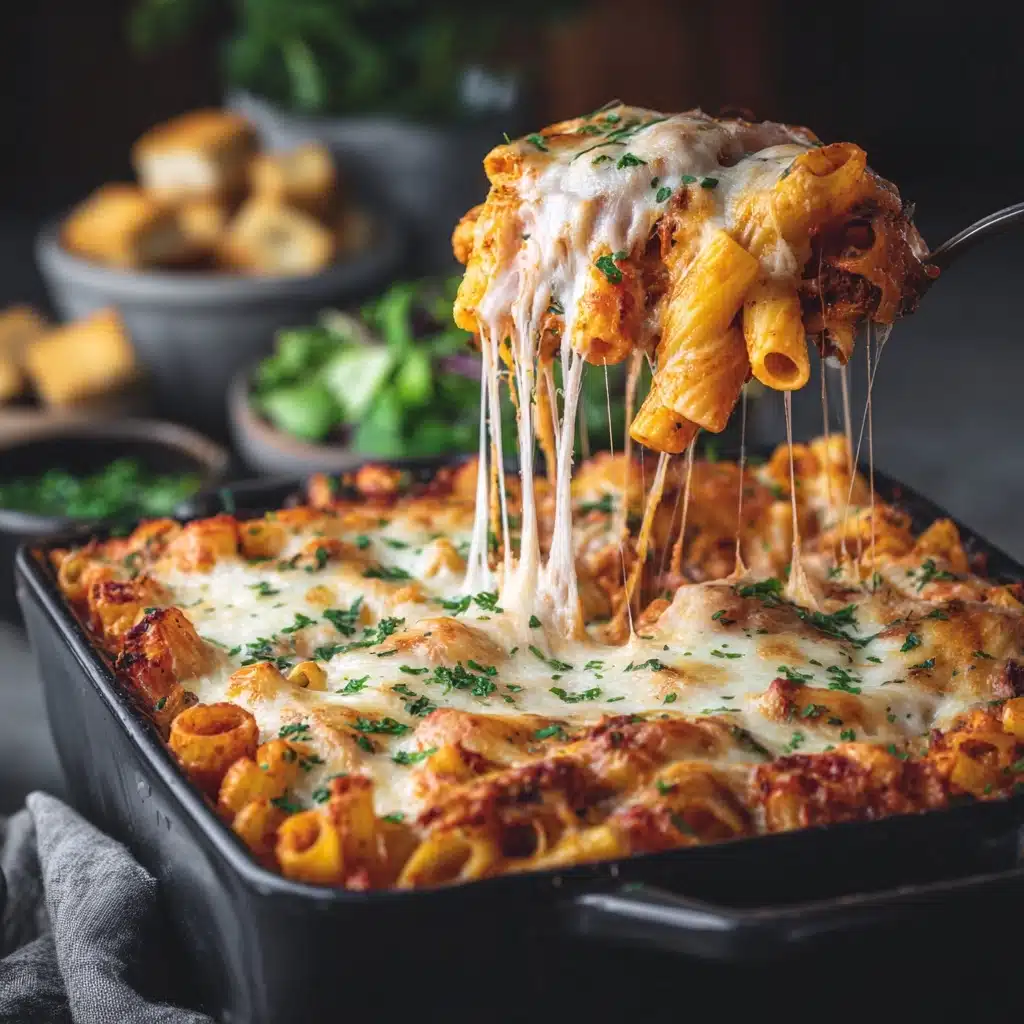 Cheesy Baked Rigatoni Recipe - Recipe Image