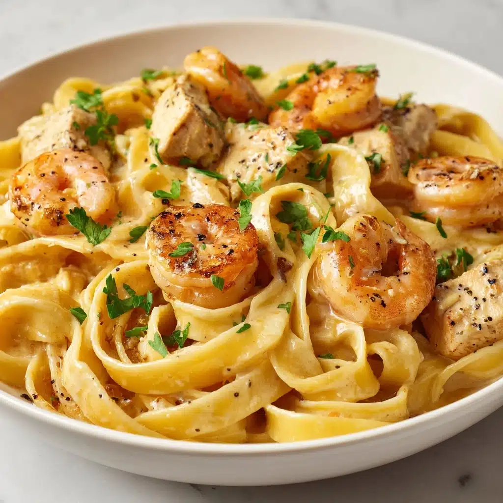 Cajun Chicken and Shrimp Pasta Recipe - Recipe Image