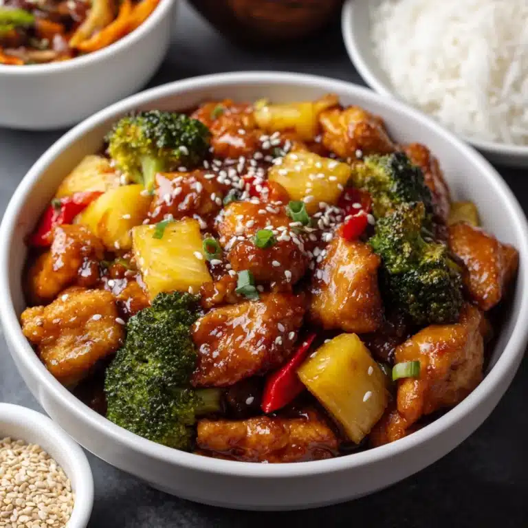 Healthy Pineapple Chicken Stir Fry Recipe