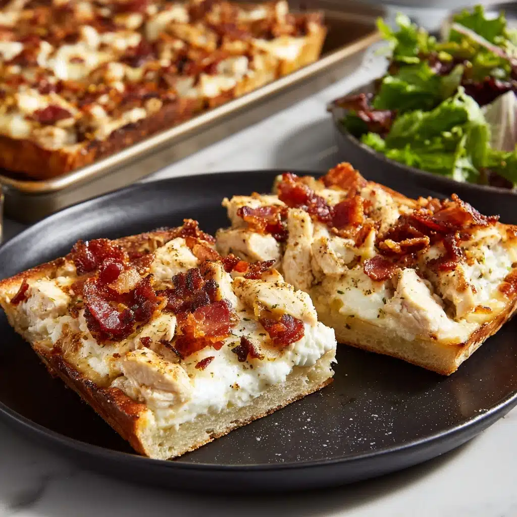 Parmesan Garlic Chicken Pizza Recipe - Recipe Image