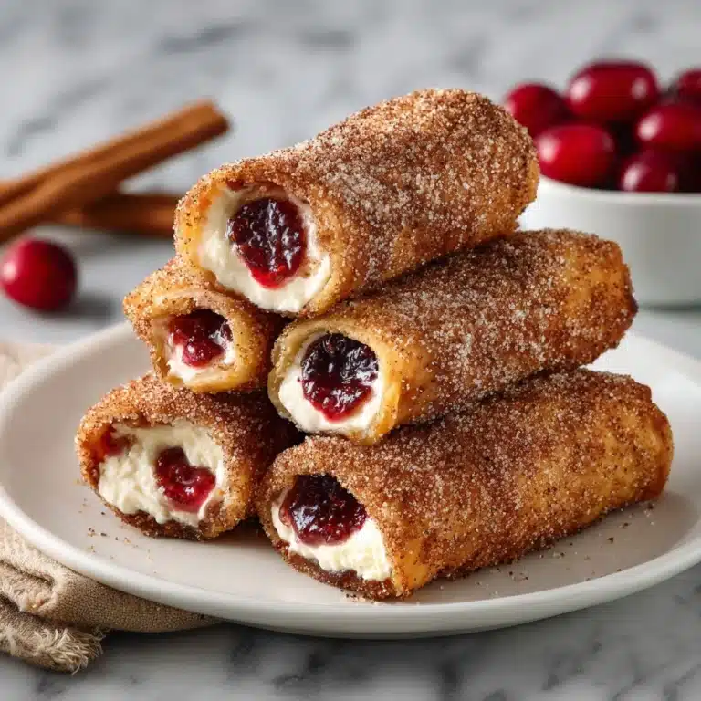 Cherry Cheesecake Egg Rolls Recipe