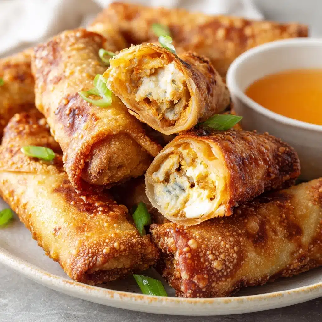 Air Fryer Crab Cake Egg Rolls with Fire Sauce Recipe