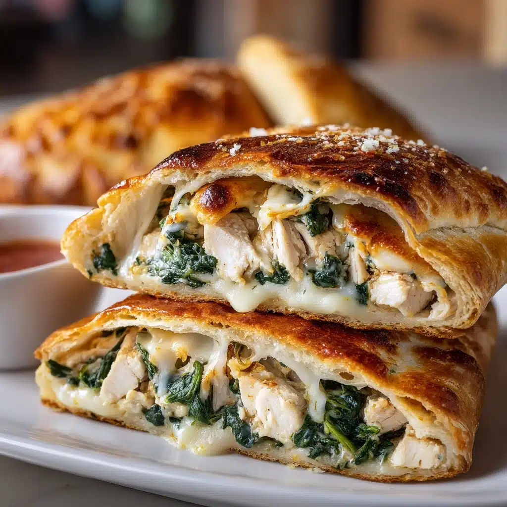 Creamy Chicken Calzone Recipe