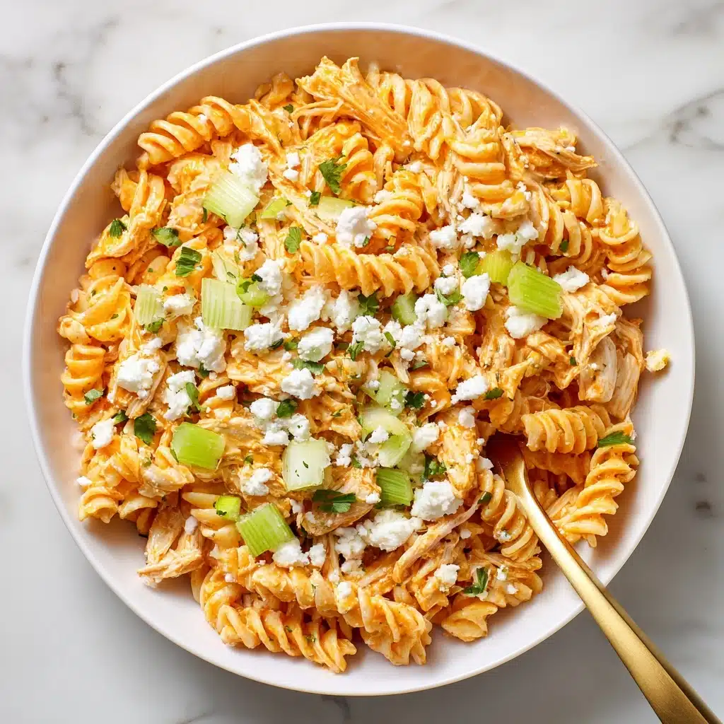 Buffalo Chicken Pasta Salad Recipe