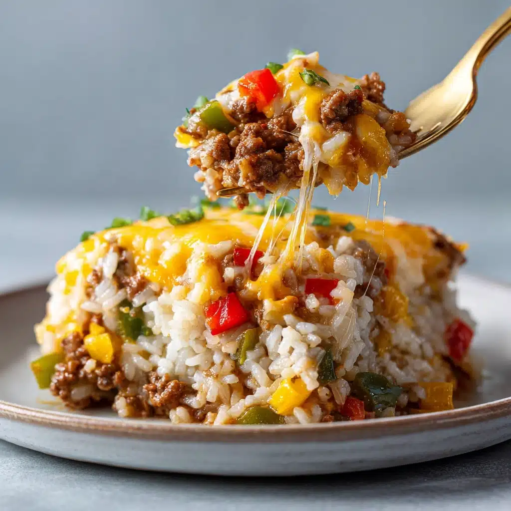 Cheesy Unstuffed Pepper Skillet Recipe - Recipe Image