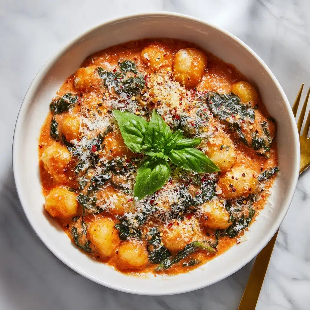 One-Pan Creamy Sausage Gnocchi Recipe - Recipe Image
