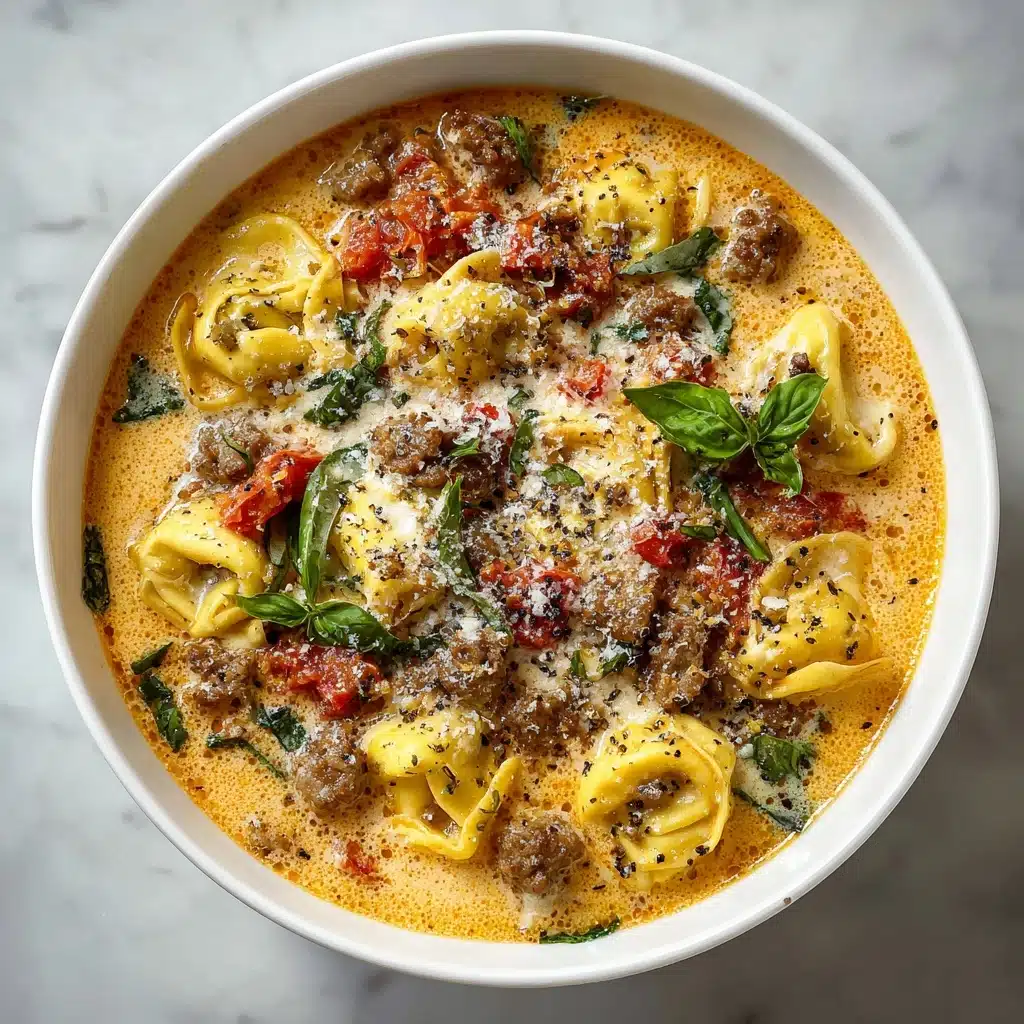 Creamy Sausage Tortellini Soup Recipe