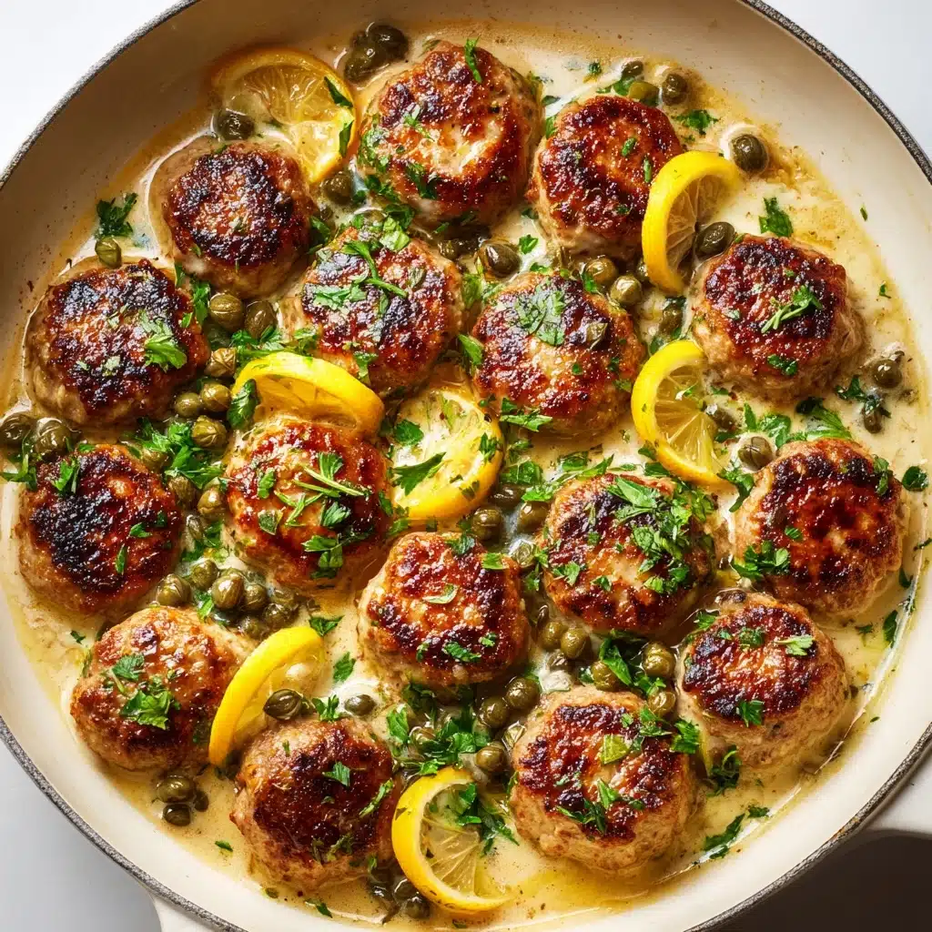 Chicken Piccata Meatballs Recipe