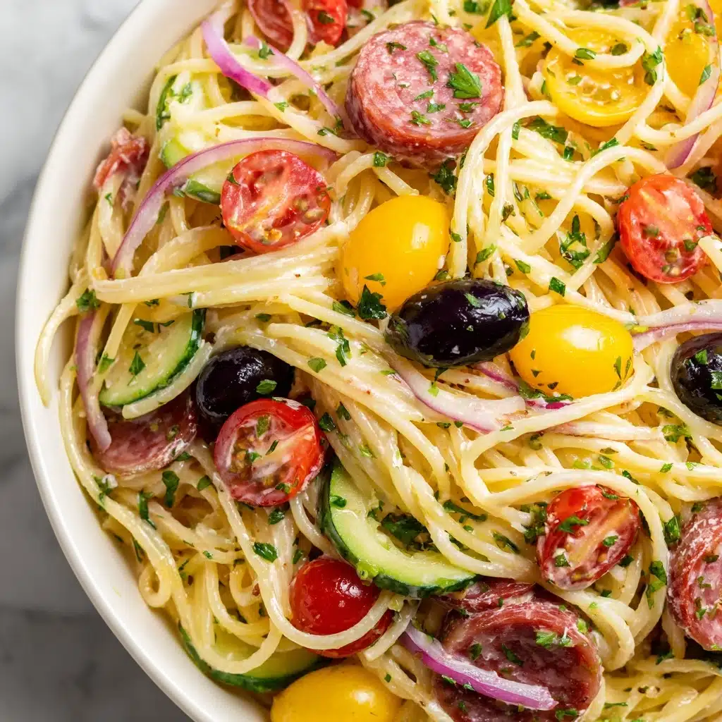 Spaghetti Salad Recipe - Recipe Image