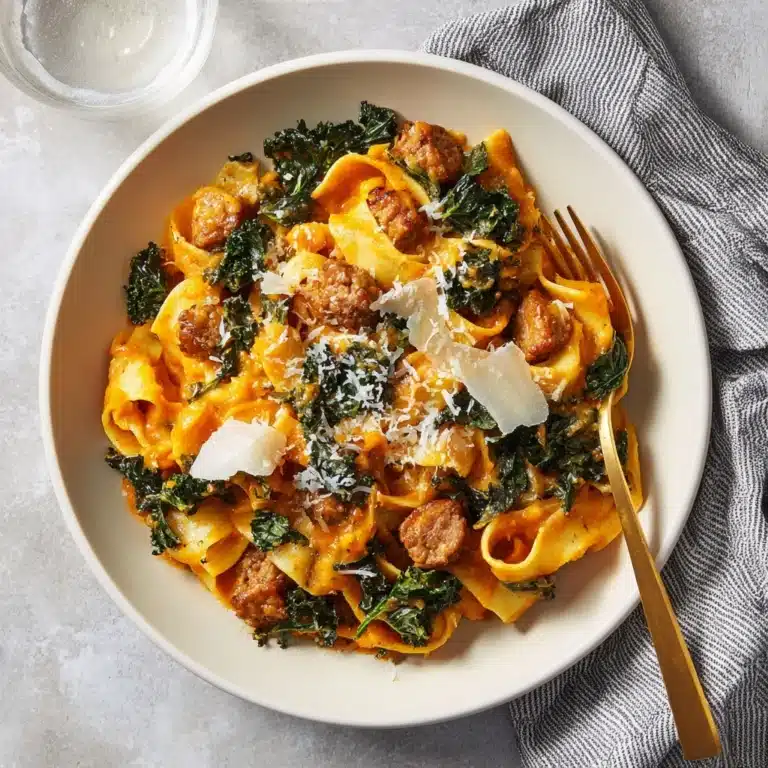Butternut Squash Sausage Pasta Recipe