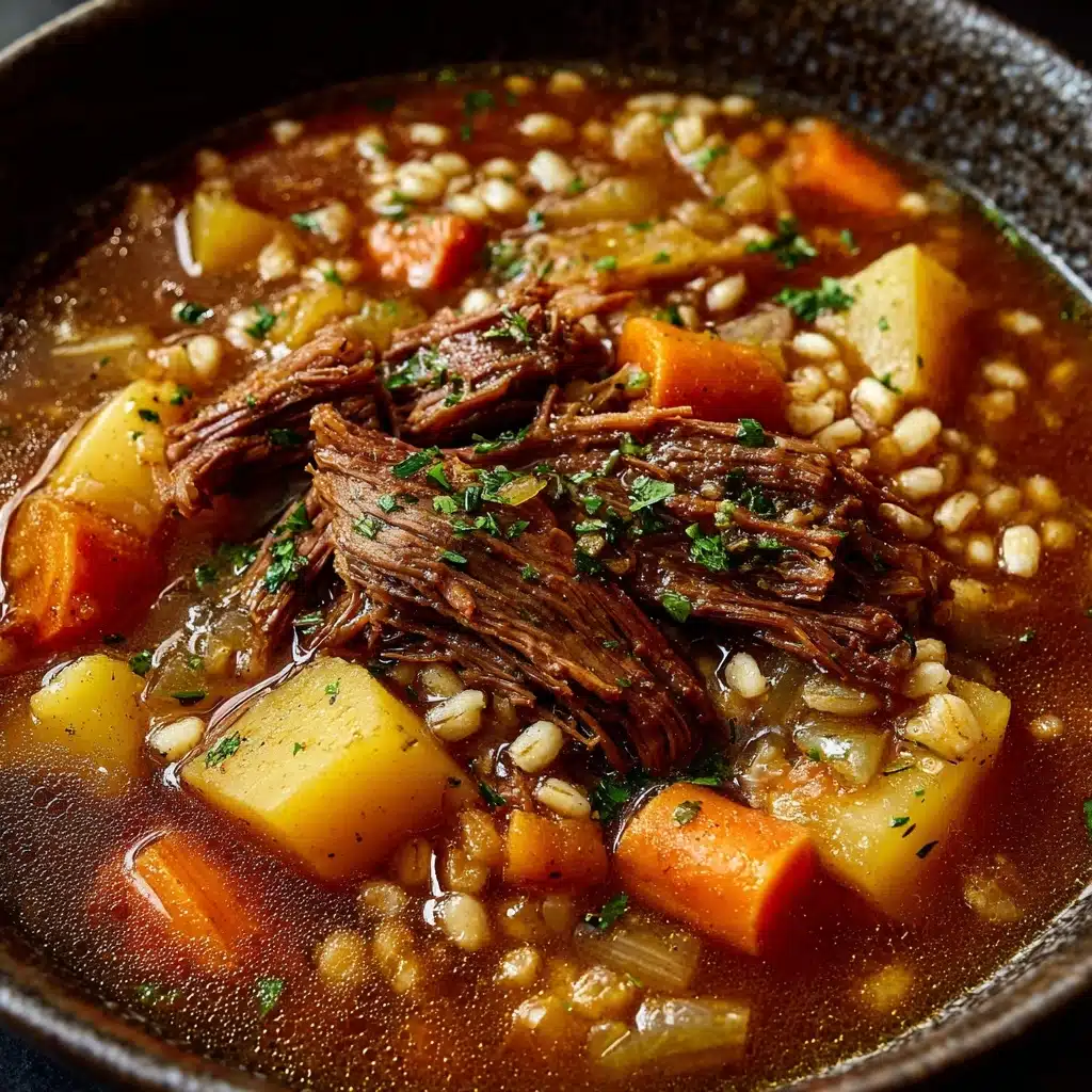 Hearty Beef and Barley Soup Recipe