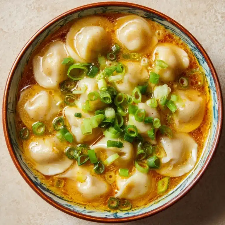 Mediterranean-Inspired Wonton Soup Recipe