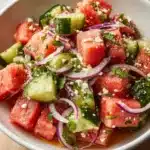 Watermelon Cucumber Salad Recipe