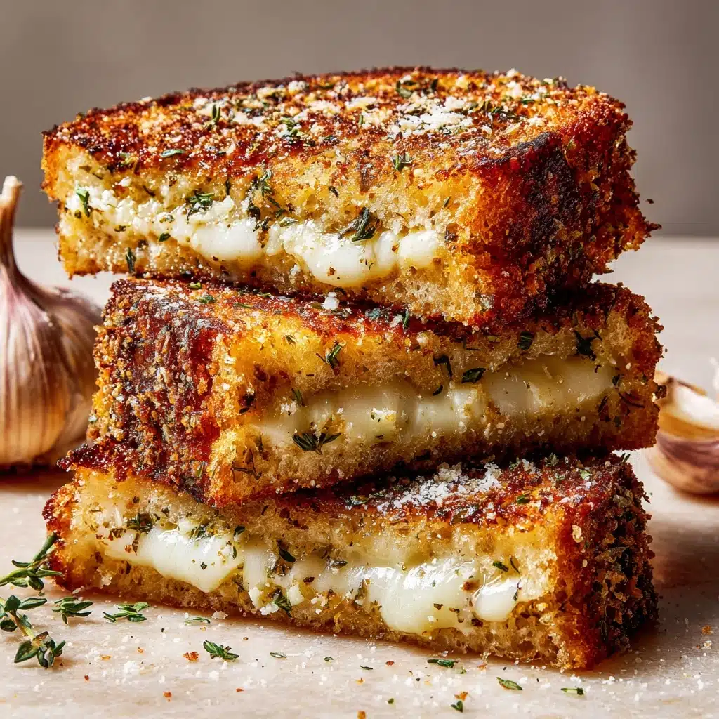 Garlic Bread Grilled Cheese Recipe That’ll Blow Your Mind Recipe - Recipe Image