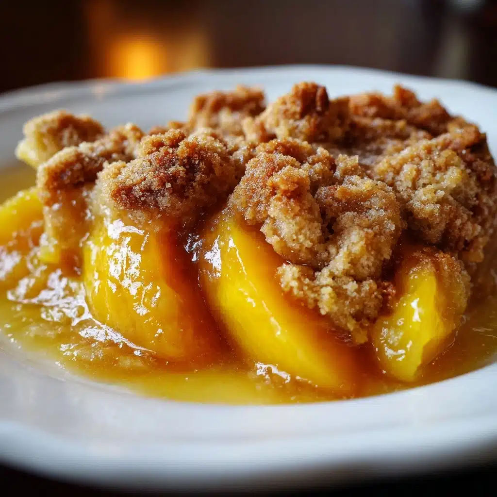 Double Crust Brown Butter Peach Cobbler Recipe - Recipe Image