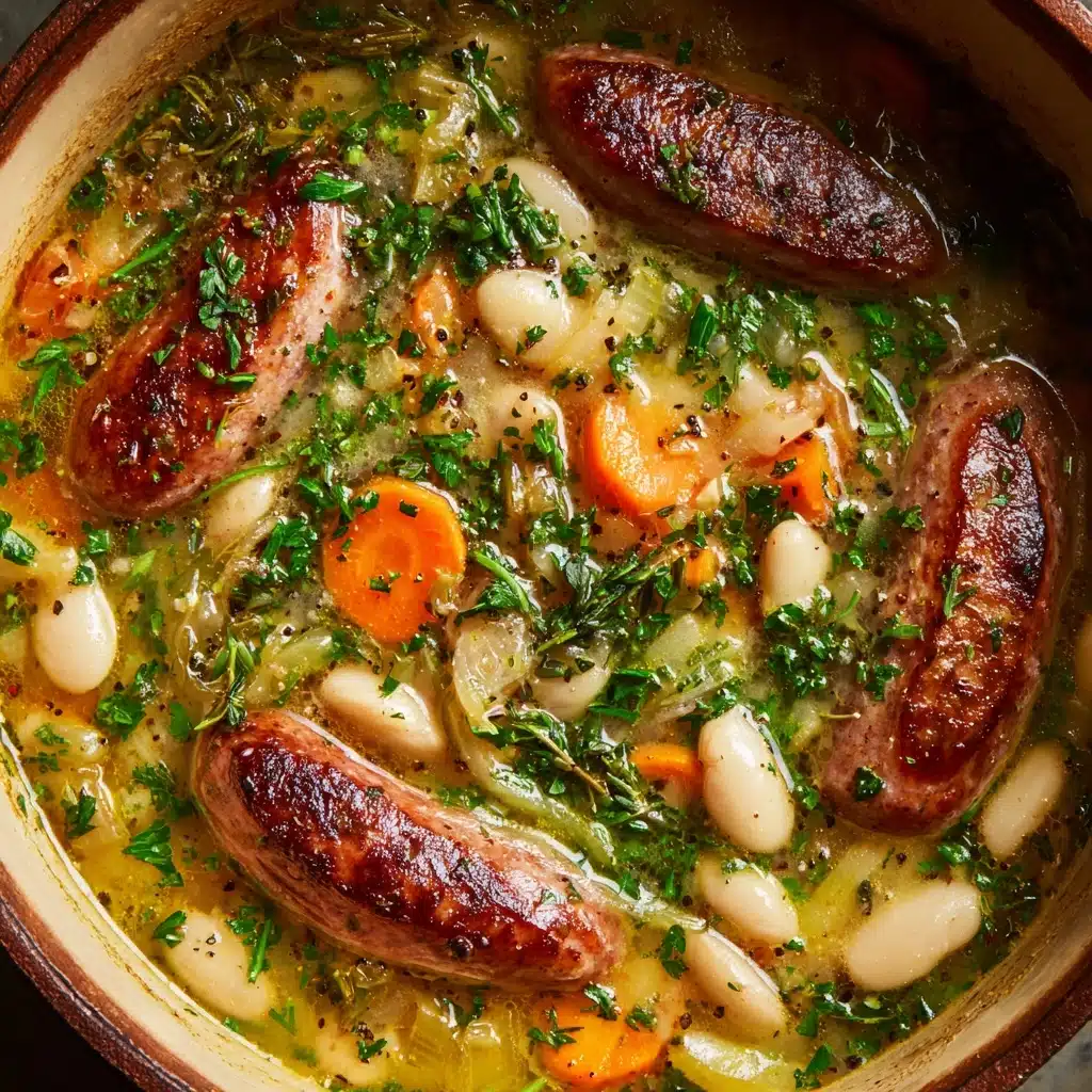 Creamy Bean Soup with Kielbasa Recipe - Recipe Image