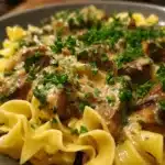 Quick and Easy Ground Beef Stroganoff Recipe