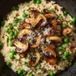 Mushroom and Pea Risotto Recipe