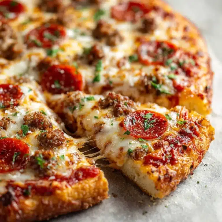 The Pizza Burger Pie Recipe