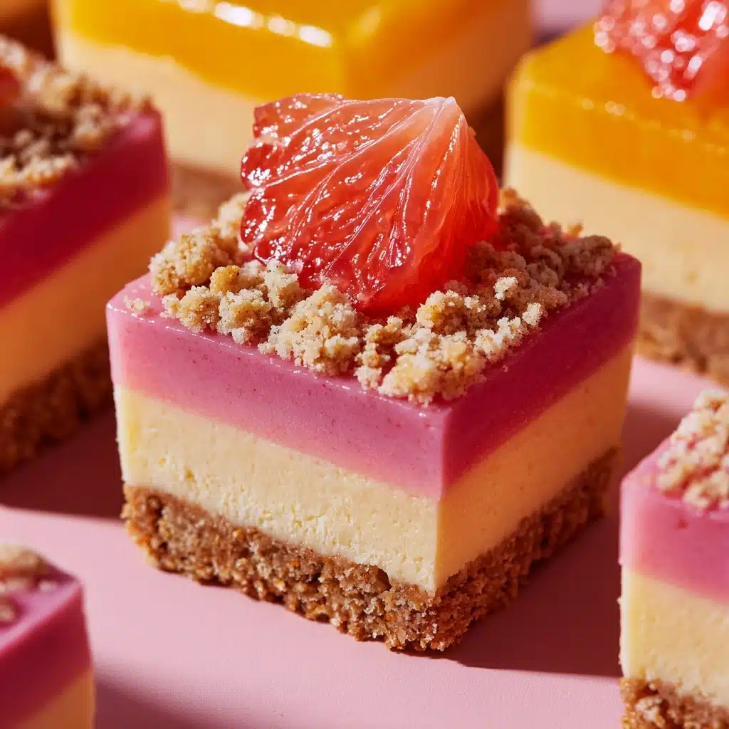 Rhubarb Cheesecake Squares Recipe - Recipe Image