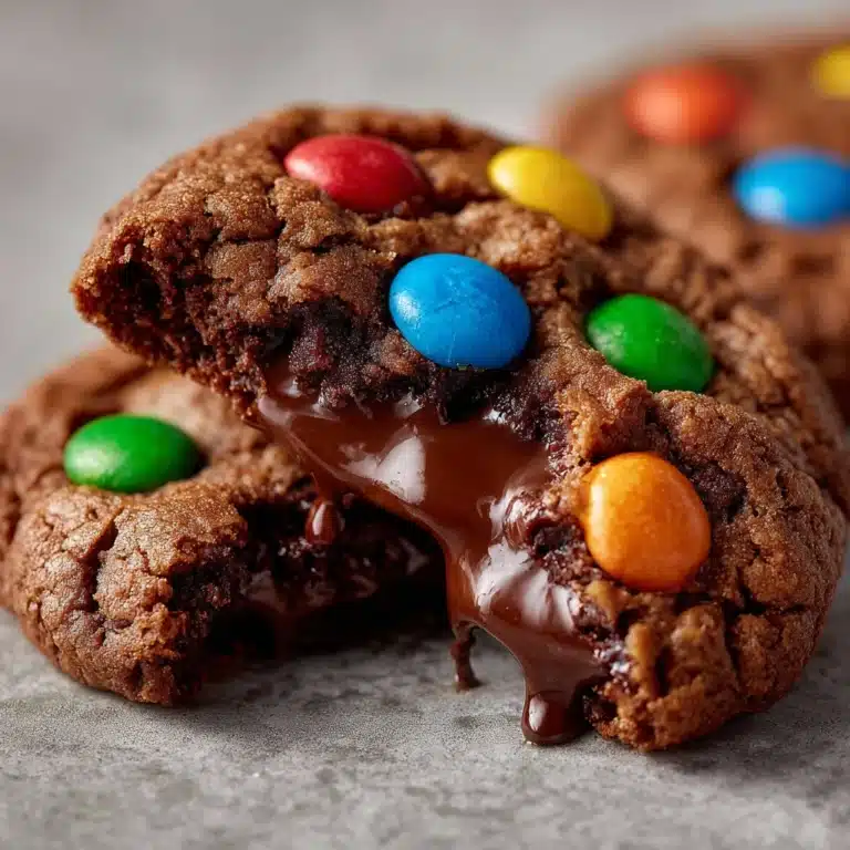 Chocolate Lava M&M Surprise Cookies Recipe