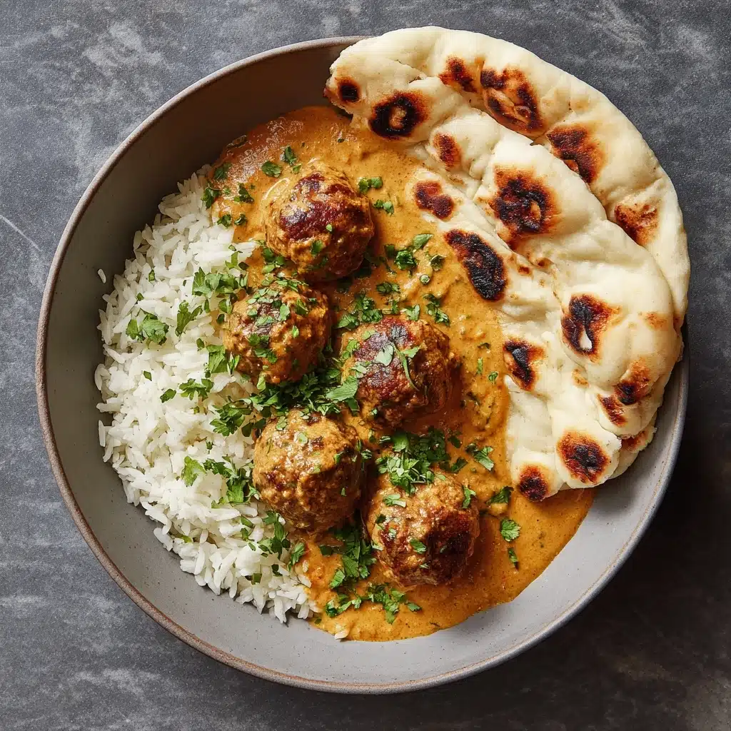 Butter Chicken Meatballs Recipe - Recipe Image