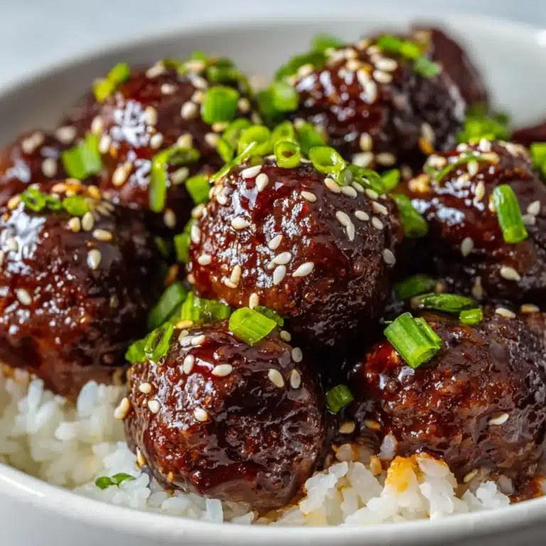 Korean Bulgogi Meatballs Recipe