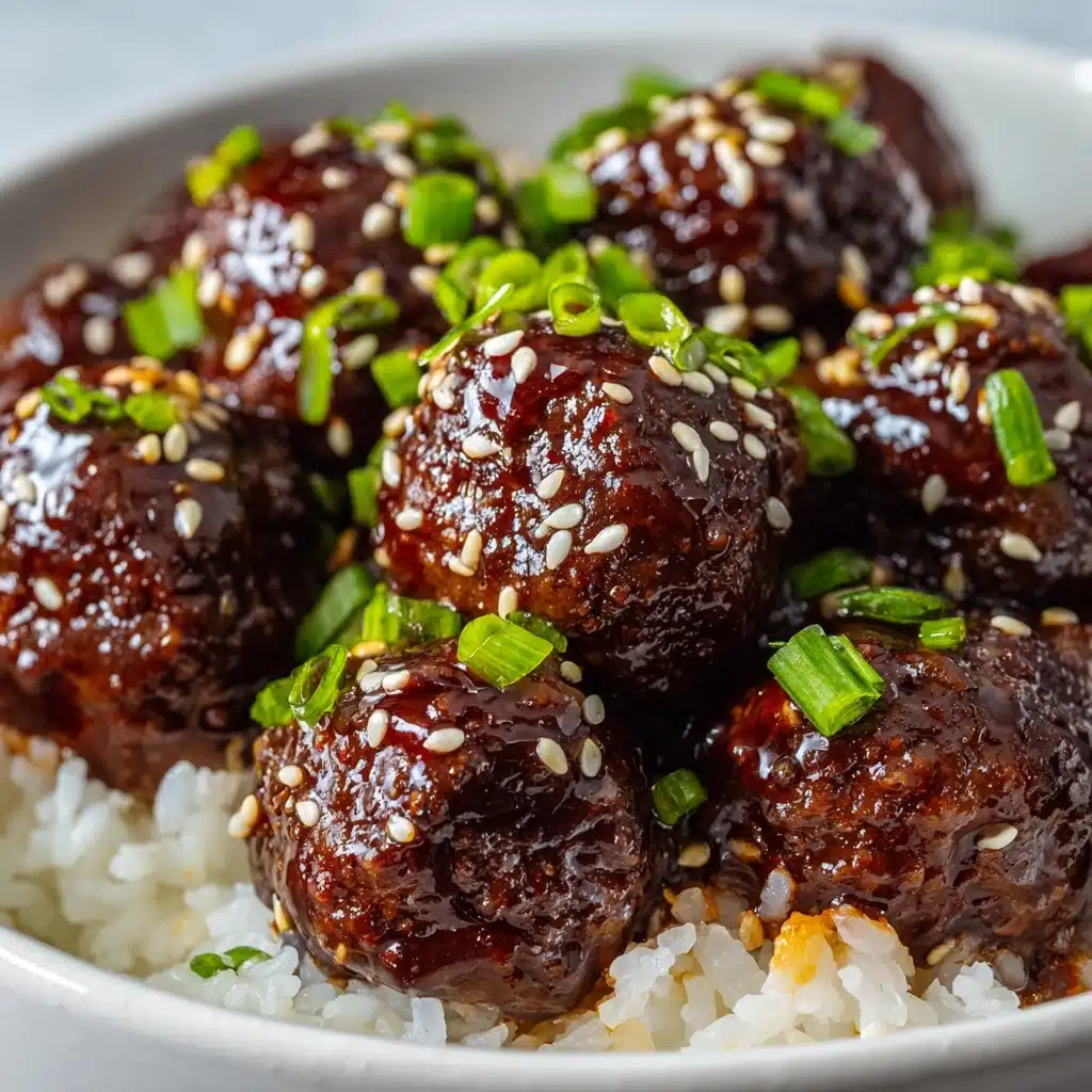 Korean Bulgogi Meatballs Recipe - Recipe Image