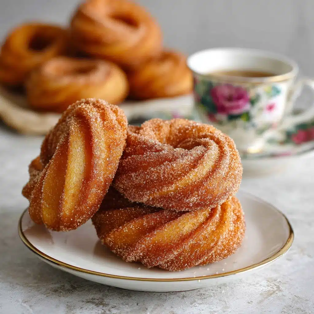 Cinnamon Sugar Twist Doughnuts Recipe - Recipe Image