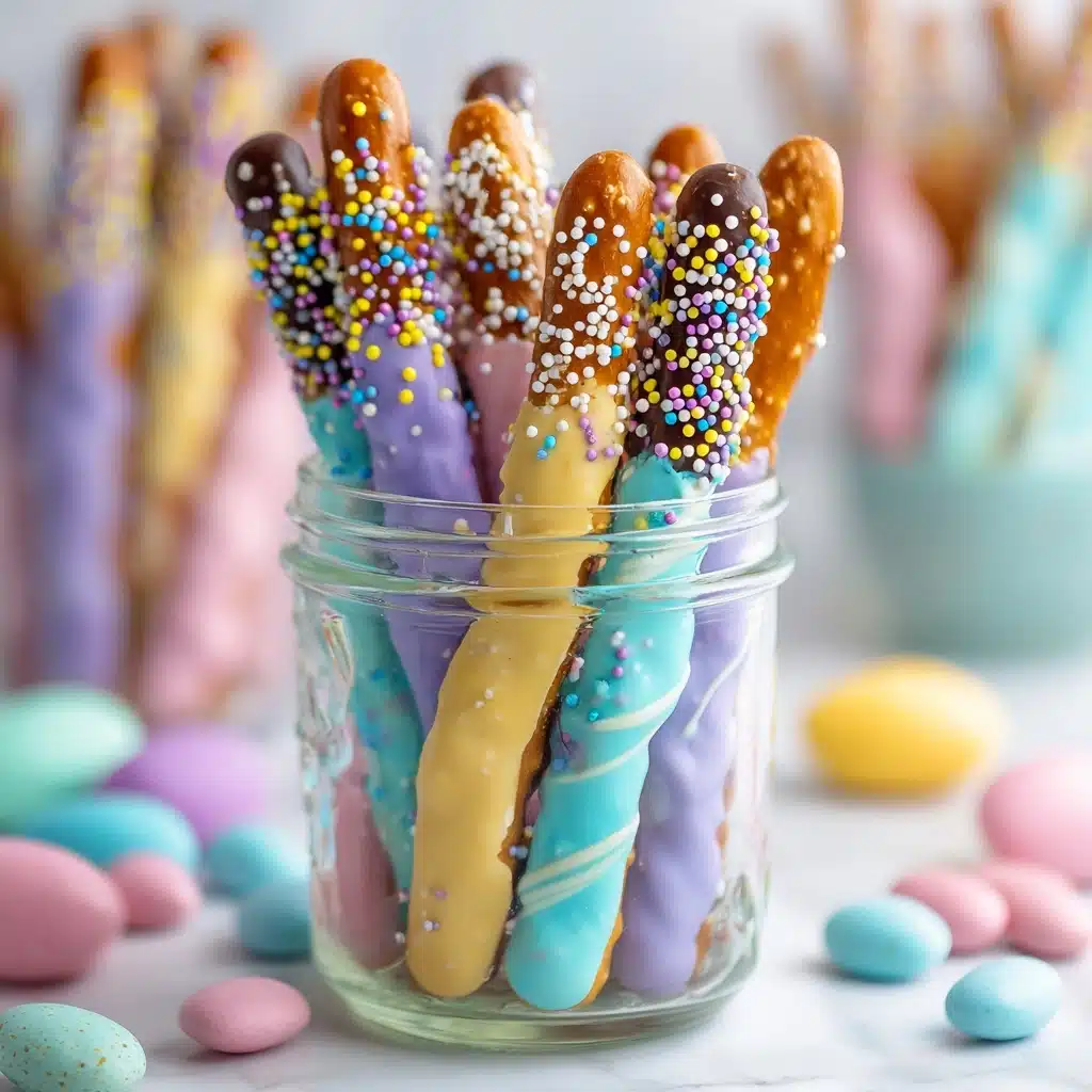 Easter Pretzel Rods Recipe - Recipe Image