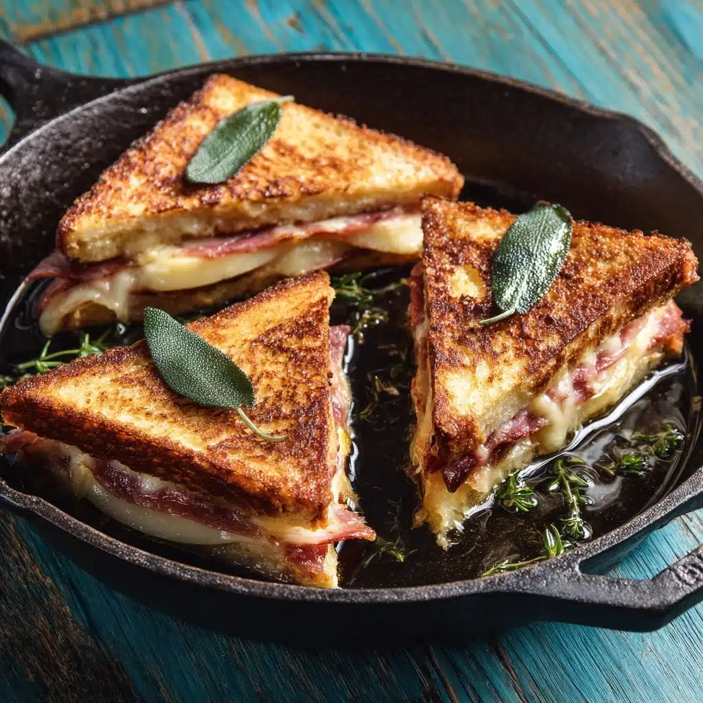 French Onion and Apple Grilled Cheese Recipe - Recipe Image