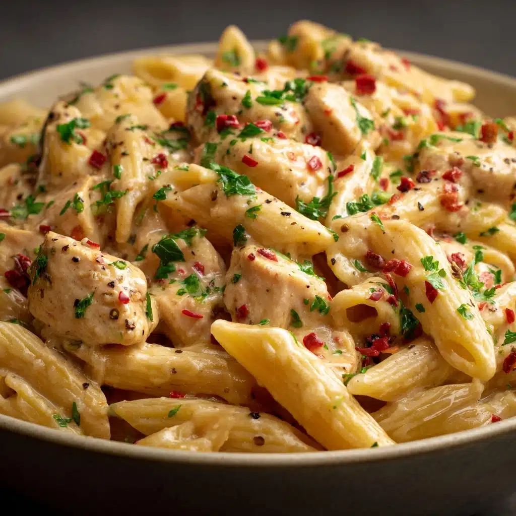 Garlic Parmesan Chicken Pasta Recipe - Recipe Image