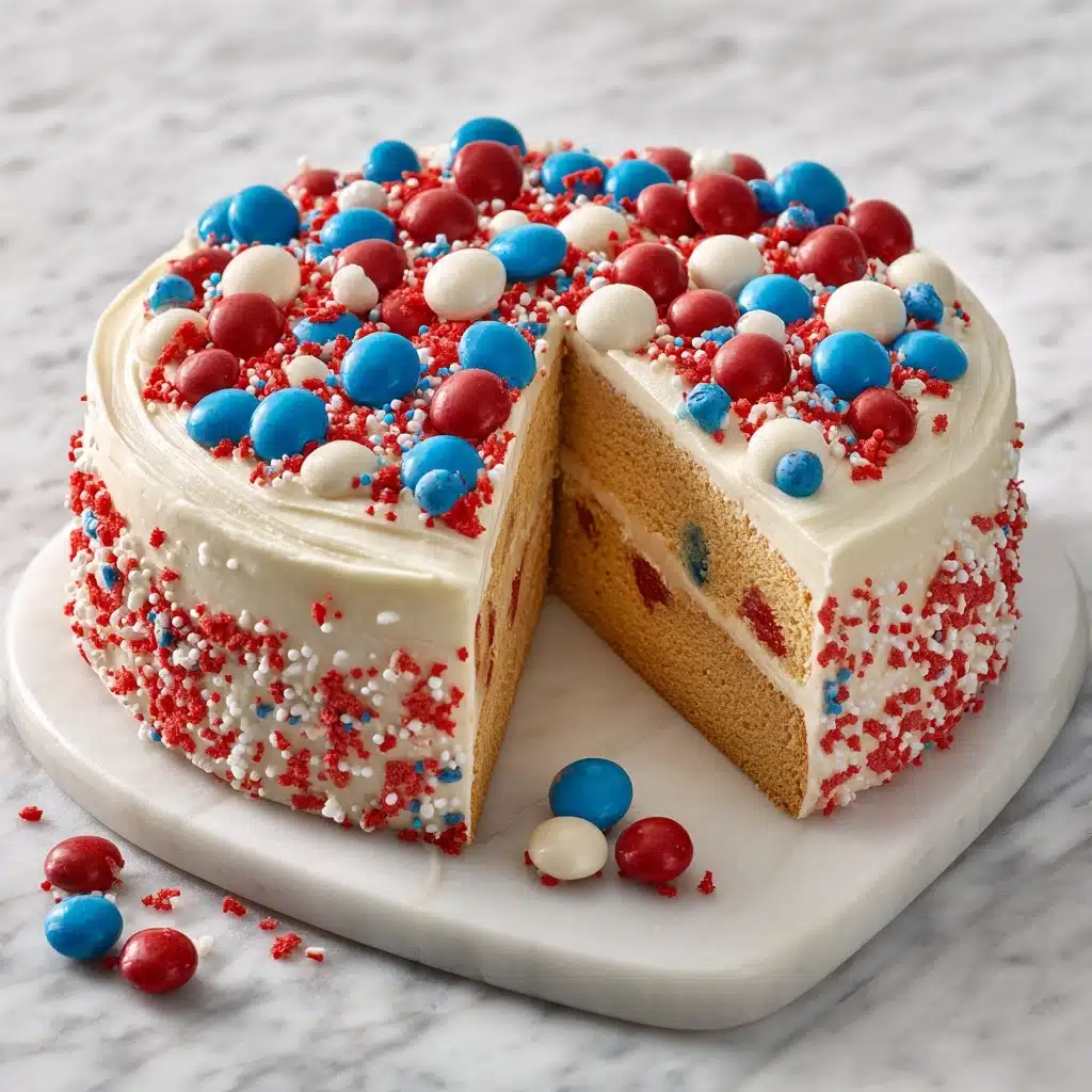 Fireworks Sugar Cookie Cake Recipe