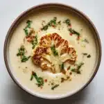 Creamy Roasted Cauliflower Soup Recipe