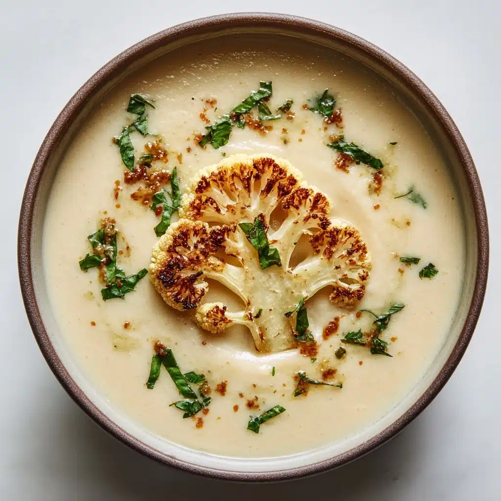 Creamy Roasted Cauliflower Soup Recipe - Recipe Image
