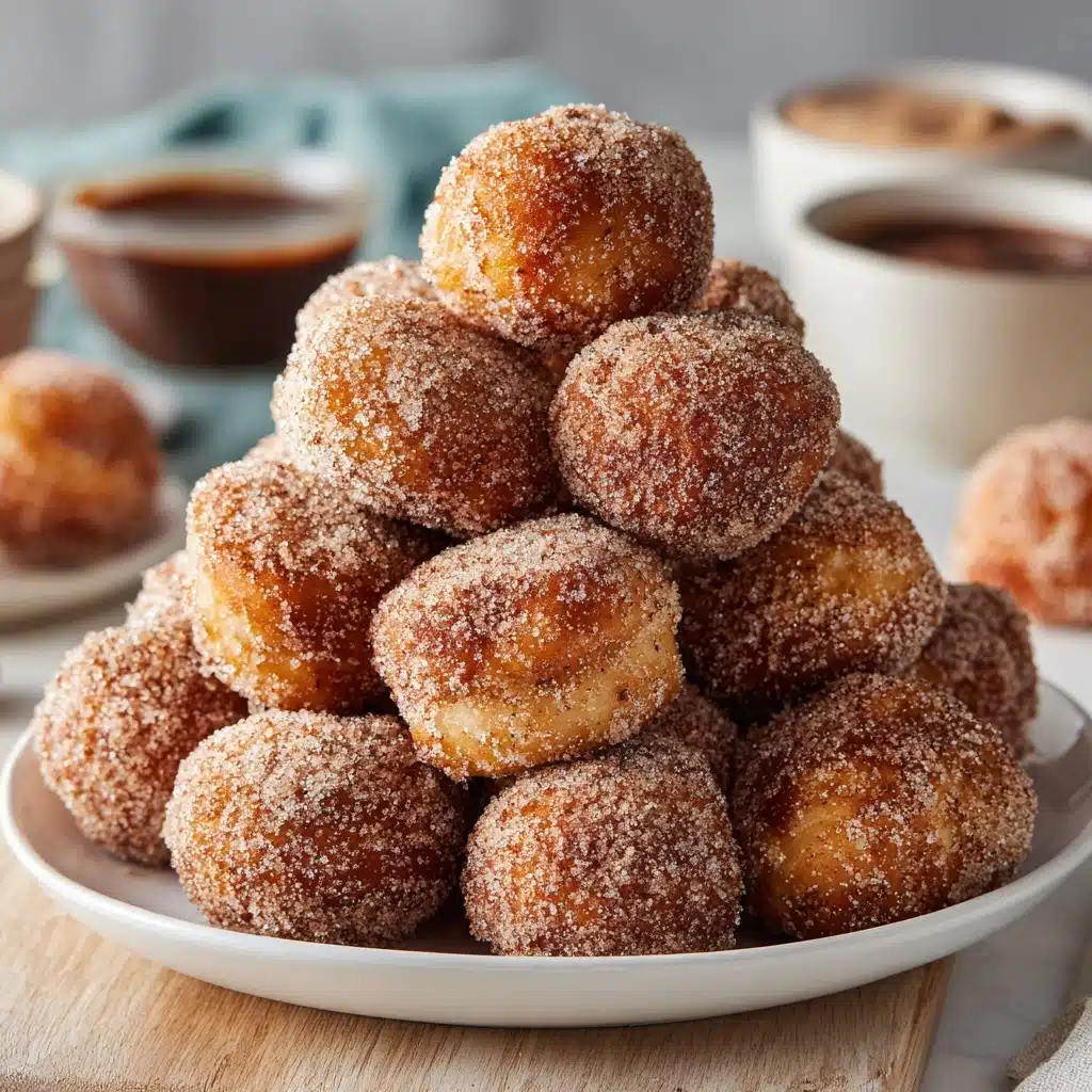 One-Hour Chocolate and Cinnamon-Sugar Soft Pretzel Bites Recipe - Recipe Image