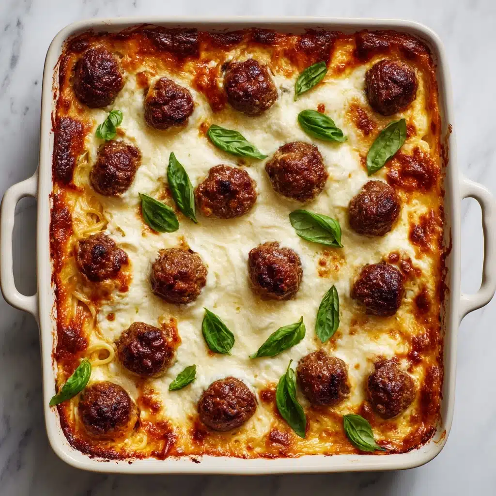Baked Spaghetti and Meatballs Recipe - Recipe Image