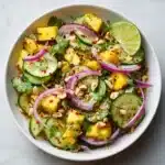 Mango Salad with Sweet Chilli Lime Dressing Recipe