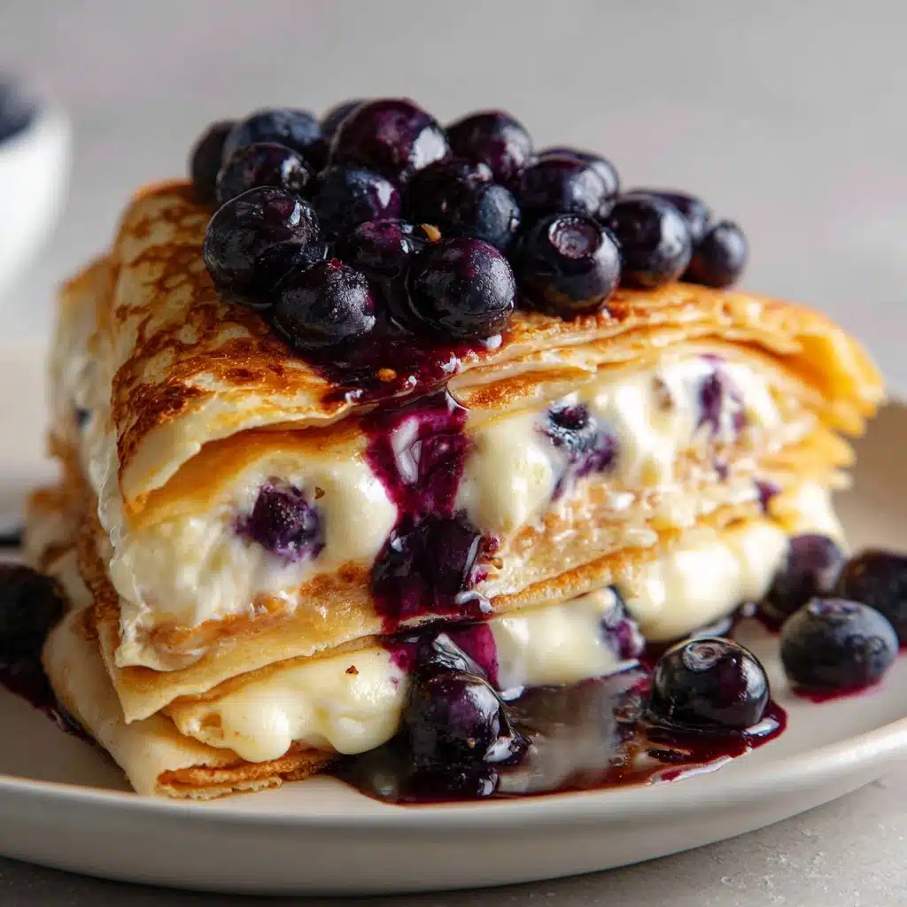 Blueberry Breakfast Quesadilla Recipe - Recipe Image