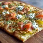 Smoked Salmon Potato Pizza Recipe