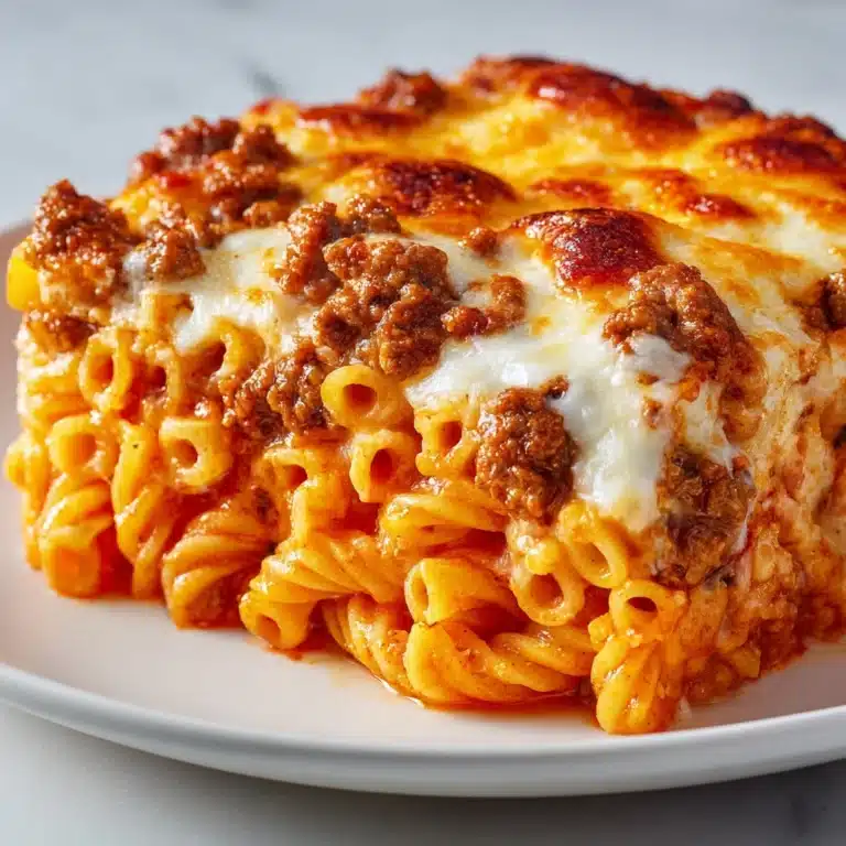 Cheesy Baked Beef Pasta Recipe